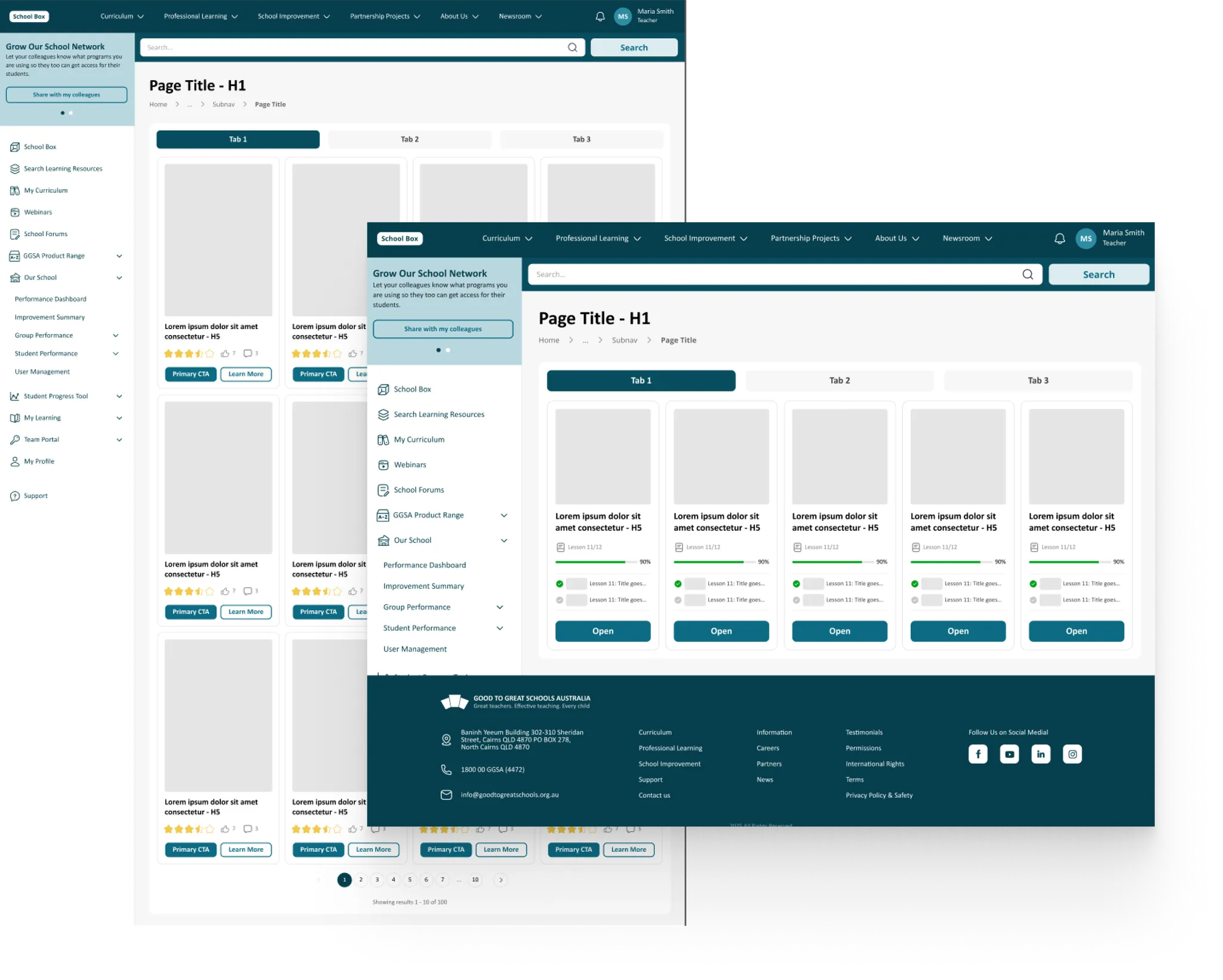 Final Platform Screens